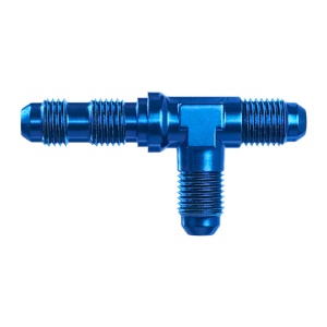 Goodridge Aluminum JIC Equal Tee On The Run Adaptors