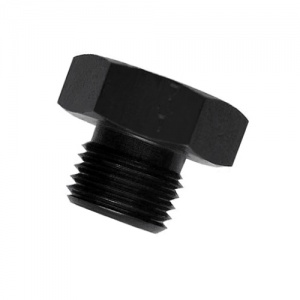 Goodridge -06 Aluminum Male Port Plug Black