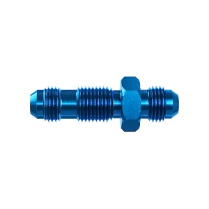 Goodridge Straight Aluminum JIC Equal Male Bulkhead Adaptors