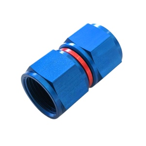 Goodridge Blue Anodised Aluminium JIC Male to Metric Male Fuel Adaptor CONVEX 