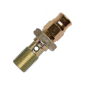 Goodridge M10 x 1 Plated Steel Banjo Bolt Fitting