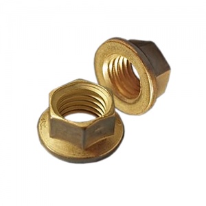 6 Point Imperial K-Nuts UNF Gold