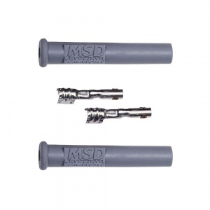 MSD Silicone Straight Spark Plug Boots & Terminals