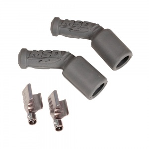 MSD 90° Spark Plug Terminals 50 Pk - 34614 