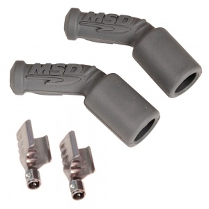 MSD Silicone LS1 45 Spark Plug Boots & Terminals
