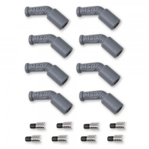MSD Silicone LS1 45 Spark Plug Boots and Terminals