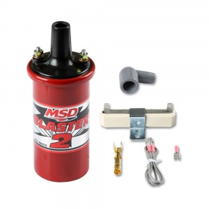 MSD Blaster II Red Ballast Ignition Coil Kit