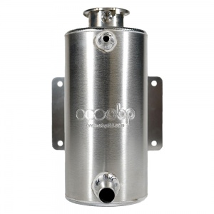 OBP 1.5 Liter Vertical Bulkhead Mount Header Tank