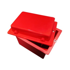 Racetech Standard Battery Box Red