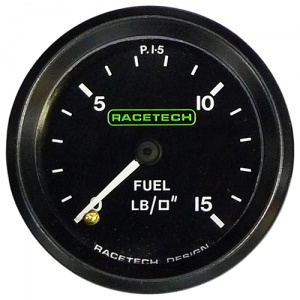 Racetech Fuel Pressure Gauge Mechanical
