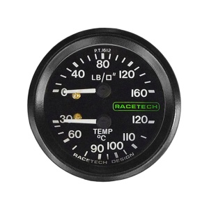 Racetech Pressure / Temperature Gauge