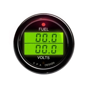 SPA Dual Fuel Level & Volts Gauge