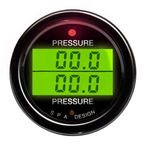 SPA Dual Pressure & Pressure Gauge