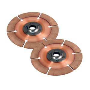Tilton 7.25'' Metallic 2 Full Disc Pack - Back to Back - 6 Rivet Hub