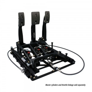 Tilton 850-Series 3 Pedal Under Foot with Slider Assembly