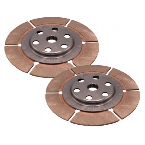 Tilton 7.25'' Metallic 2 Full Disc Pack - Nested - 12 Rivet Hub