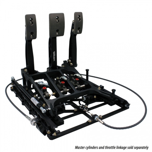 Tilton 850-Series 3 Pedal Under Foot with Slider Assembly
